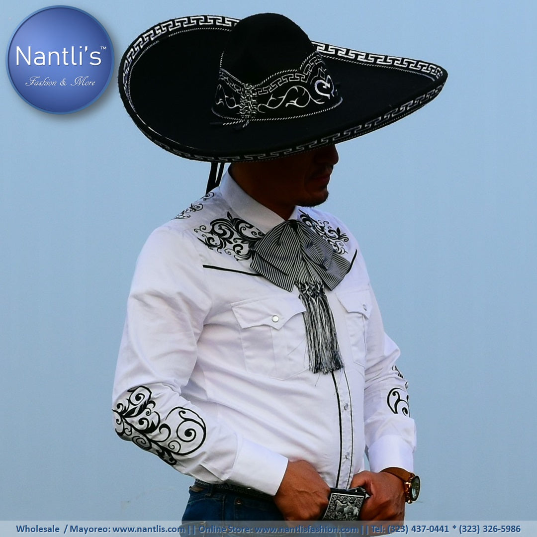 mariachi dress shirts Amazon.com: Viva Mexico Men's Mexican Mariachi Charro Cinco de Mayo Costume Longsleeve T-Shirt Small Black : Clothing, Shoes & Jewelry