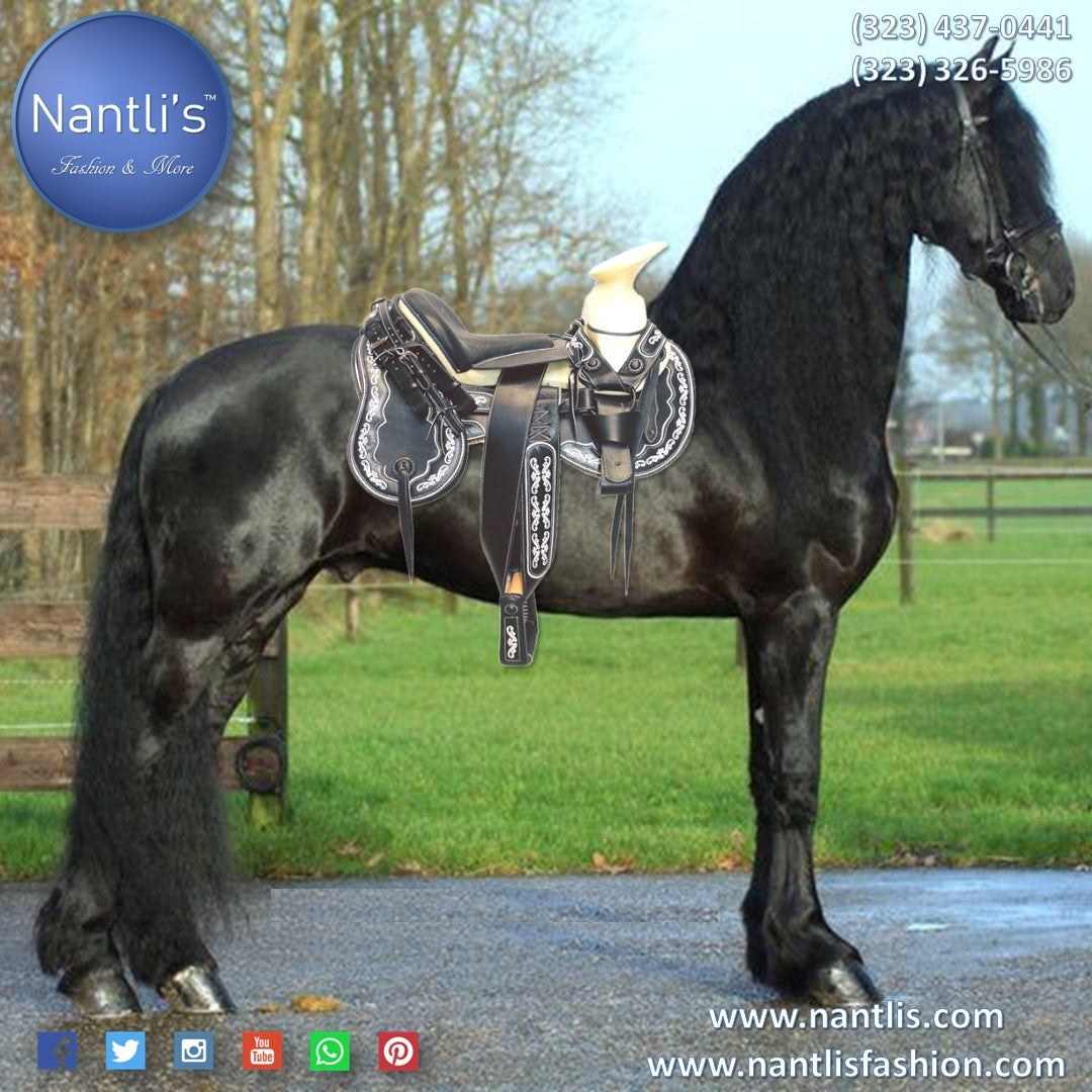 suizo Nacional reacción Sillas de montar finas para charro – Nantli's - Online Store | Footwear,  Clothing and Accessories
