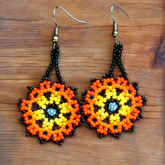 Aretes de Chaquira - TM-0818-07 Beaded Earrings