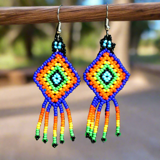 Aretes de Chaquira - TM-0818-11 Beaded Earrings