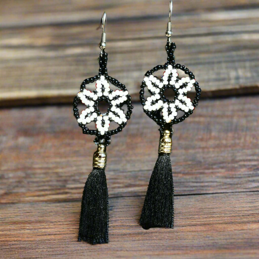 Aretes de Chaquira - TM-0818-12 Beaded Earrings