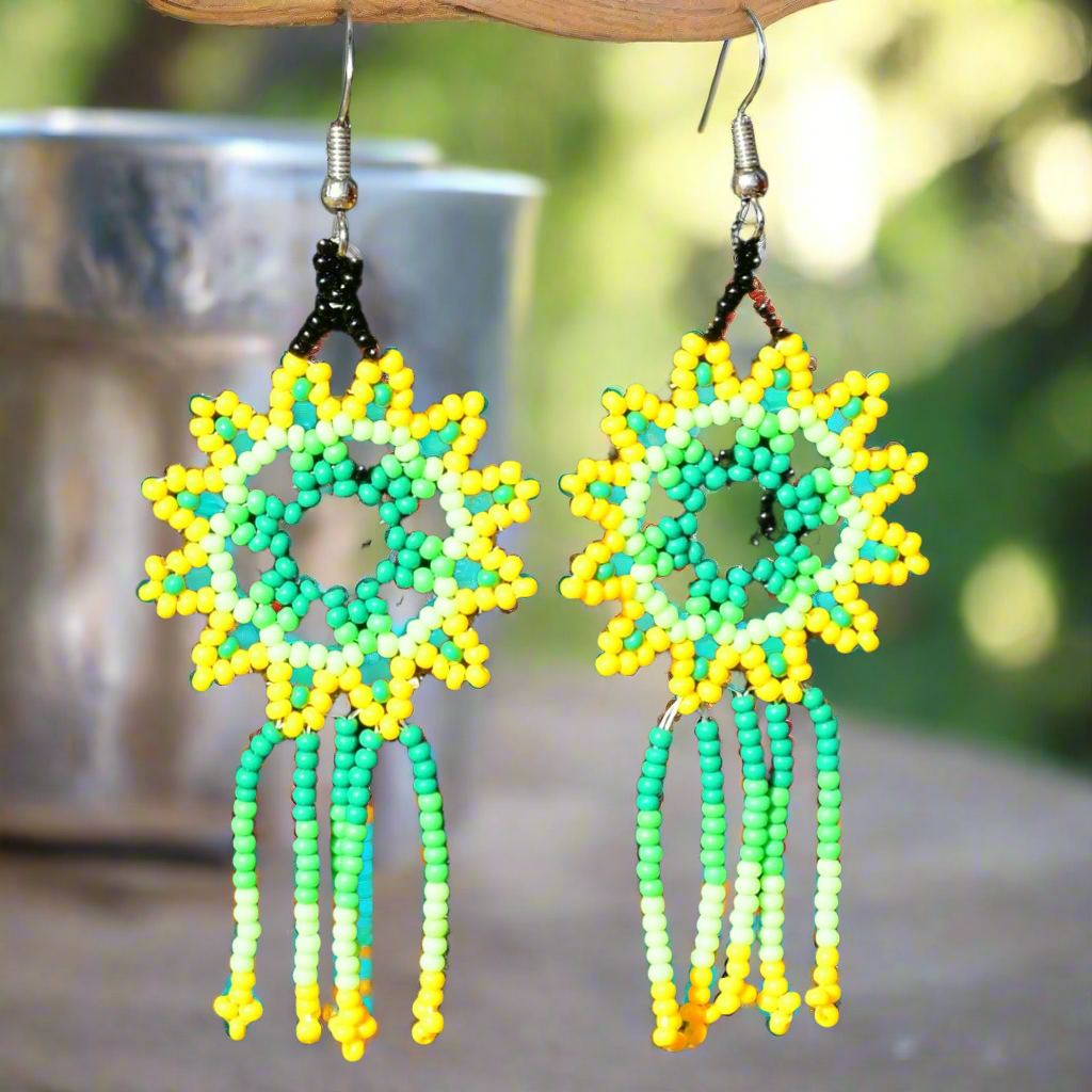 Aretes de Chaquira - TM-0818-16 Beaded Earrings