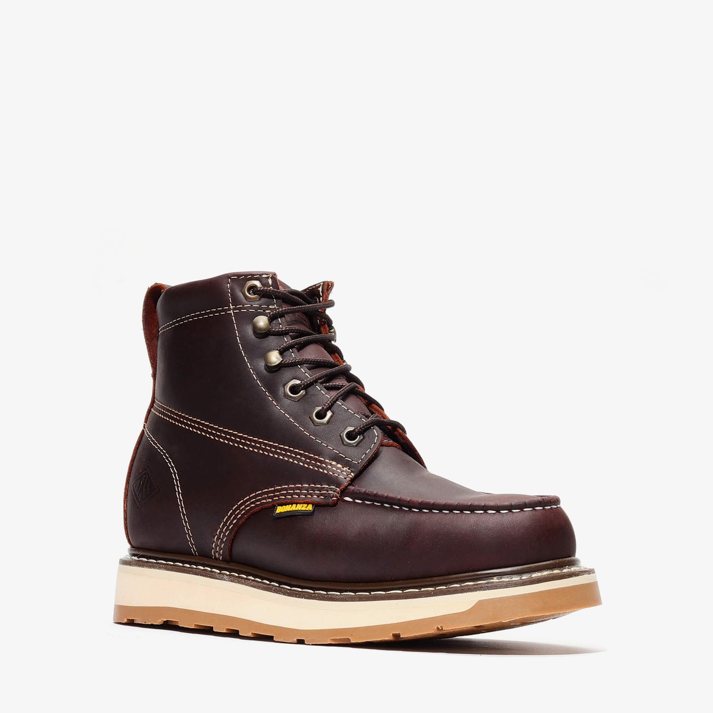 Work Boots BA-612 Burgundy Work Botas de Trabajo