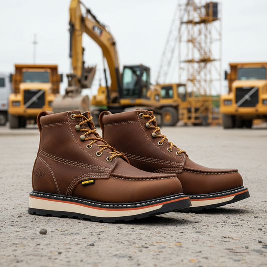 Work Boots BA-612 Crazy Brown Work Botas de Trabajo