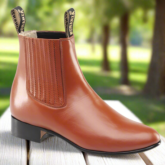 BW-100 Maple - Botines Charros para Hombres / Men's Paddock Boots / Charro Boots / Chelsea Boots