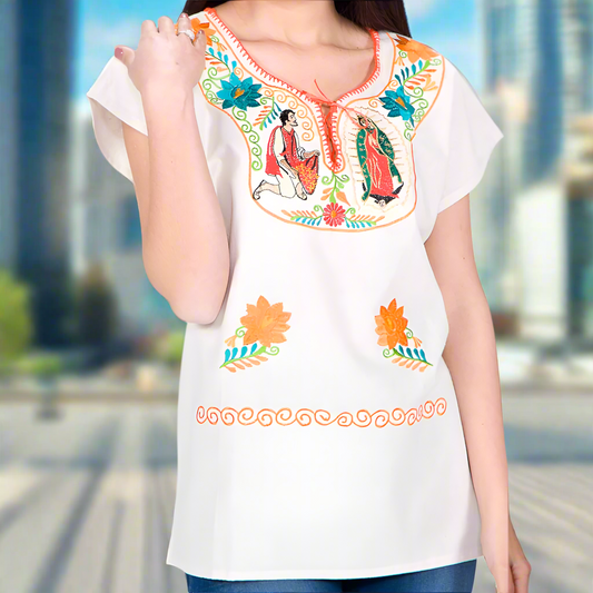 Blusa Bordada TM-77176 Embroidered Blouse