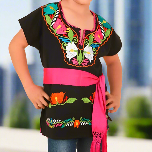 Blusa Bordada para nina TM-77440 Embroidered Blouse