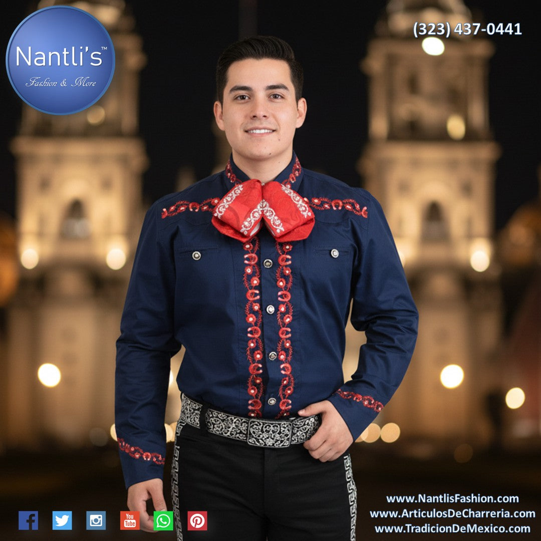 Camisa Charra para Hombre TM-WD0857 - Charro Shirt