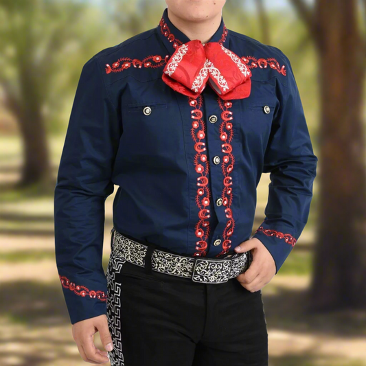 Camisa Charra para Hombre TM-WD0857 - Charro Shirt