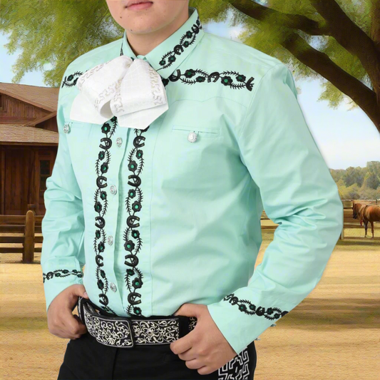 Camisa Charra para Hombre TM-WD0860 - Charro Shirt