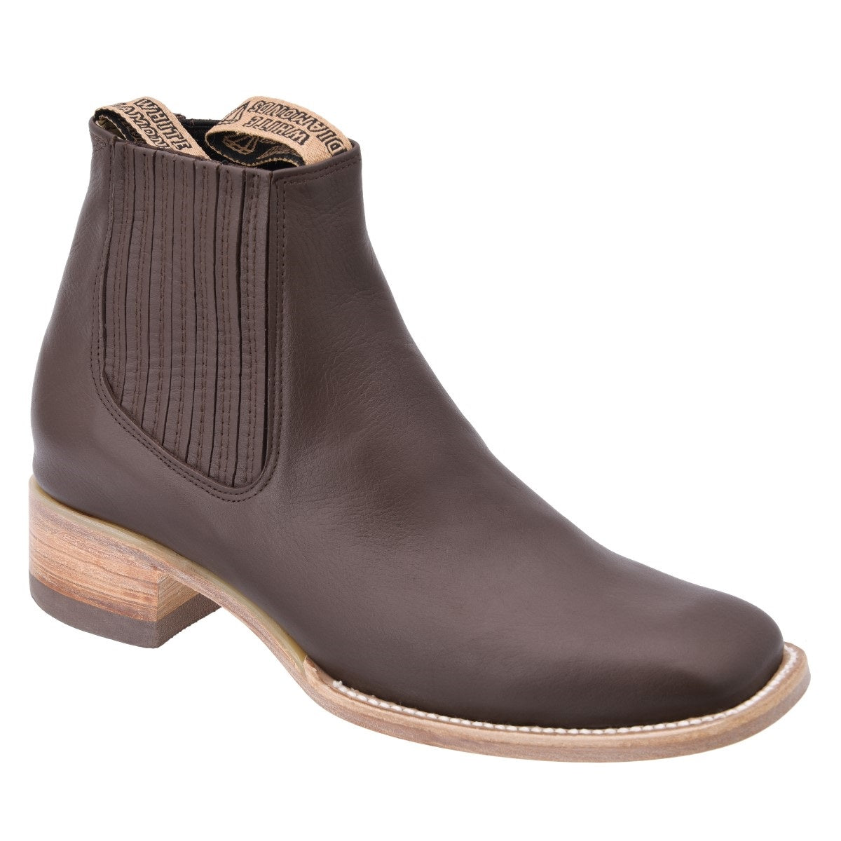 Charro Boots Rodeo Style Botines de Charro Punta Rodeo TM-WD11-0747 Brown