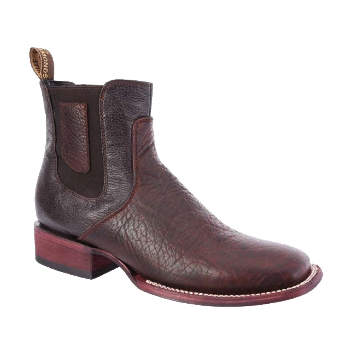 Charro Boots Rodeo Style Botines de Charro Punta Rodeo TM-WD11-0750 Brown