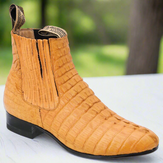 Charro Boots for Men - Botines de Charro TM-WD11-0710 Butter