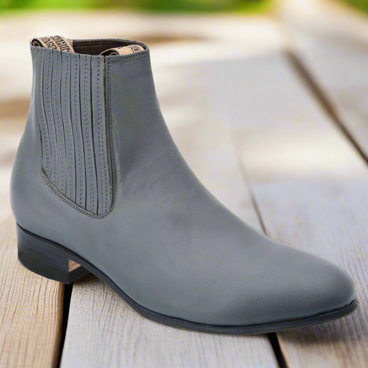 Charro Boots for Men Botines de Charro TM-WD11-0725 Grey