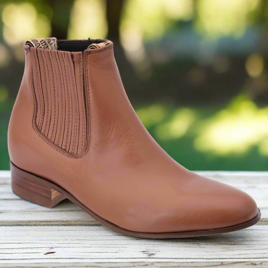 Charro Boots for Men Botines de Charro TM-WD11-0726 Light Brown
