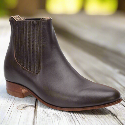 Charro Boots for Men Botines de Charro TM-WD11-0728 Brown