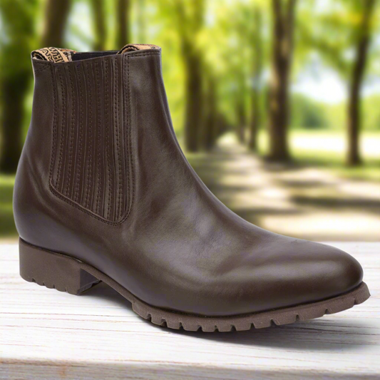 Charro Boots for Men Botines de Charro TM-WD11-0733 Brown