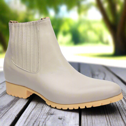 Charro Boots for Men Botines de Charro TM-WD11-0734 Bone