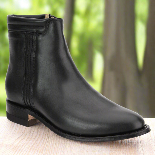 Charro Boots for Men Botines de Charro TM-WD11-0736 Black