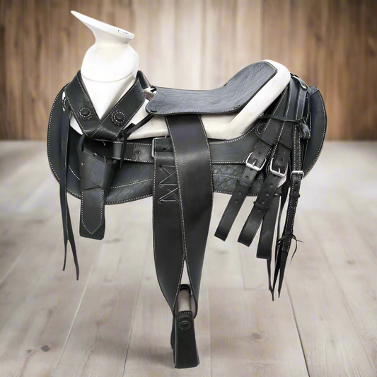 Charro Horse Saddle TM-65113 - Silla de Montar para Charros