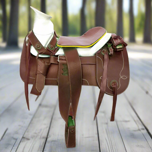 Charro Horse Saddle TM-65215 - Silla de Montar para Charros