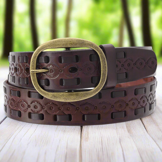 Cinturon de Piel TM-10384 Leather Belt