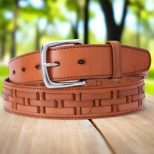 Cinturon de Piel TM-10539 Leather Belt