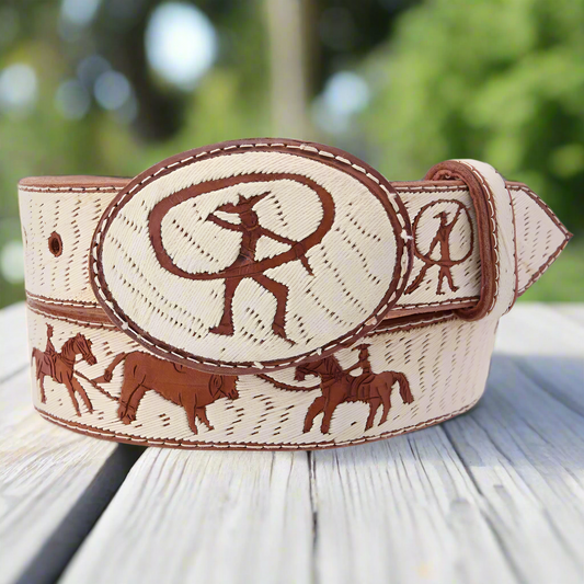 Cinturon de Piel TM-13216 Leather Belt