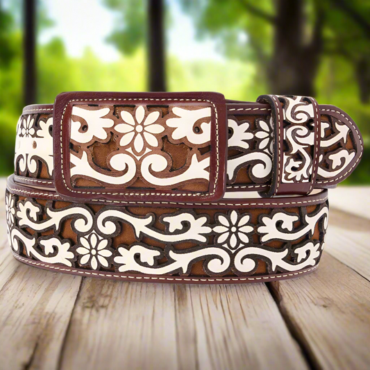 Cinturon de Piel TM-14216 Leather Belt