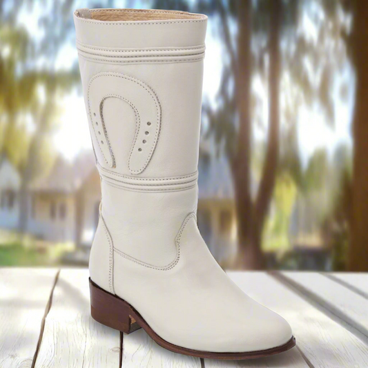 Girls Western Boots Botas vaqueras para ninas TM-WD11-0359K Ivory