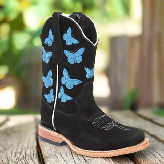 Girls Western Boots Botas vaqueras para ninas TM-WD11-0388K Black