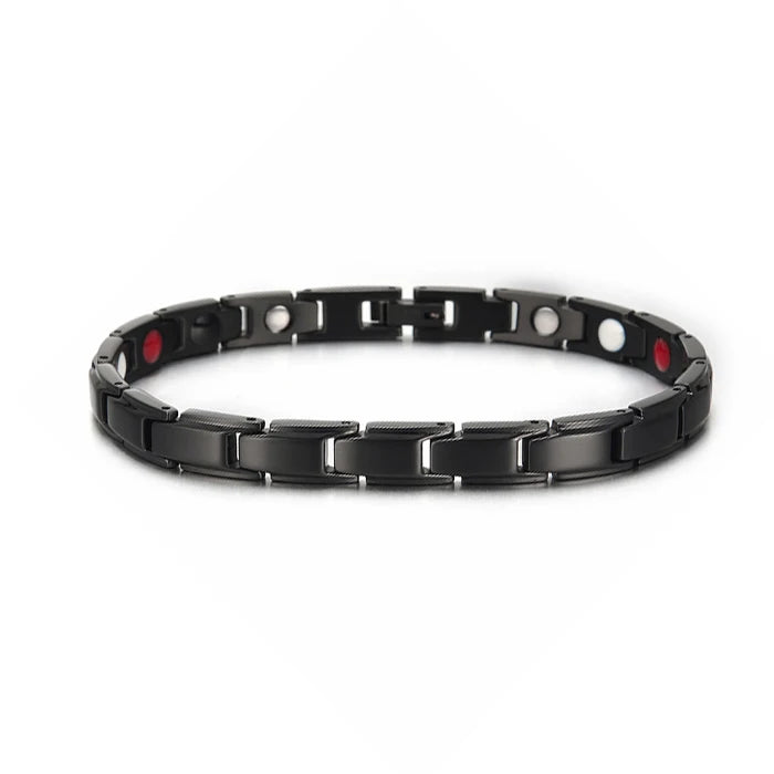 Men's Bracelet Pulsera para hombres Bracelet Male Chain Steel Magnetic Bracelet Benefits Wrist Band Magnetic Bracelets Men Women