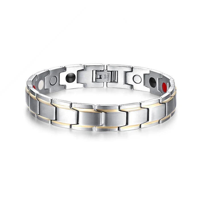 Men's Bracelet Pulsera para hombres Bracelet Male Chain Steel Magnetic Bracelet Benefits Wrist Band Magnetic Bracelets Men Women