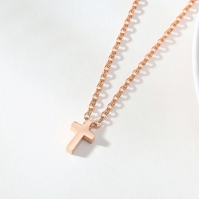 Pendiente y Collar para Hombre o Mujer Men's Small Cross Pendant cruz crucifijo