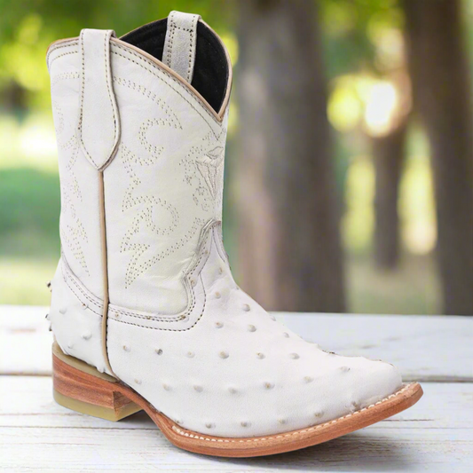 Kids Western Boots Botas vaqueras para ninos TM-WD11-0371K Ivory