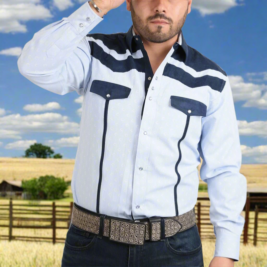 Men's Western Shirt TM-WD0943 - Camisa Vaquera para Hombres