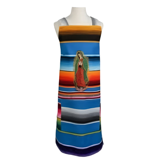 Mexican Apron Mandil Mexicano TM-74583 Virgen de Guadalupe Saltillo