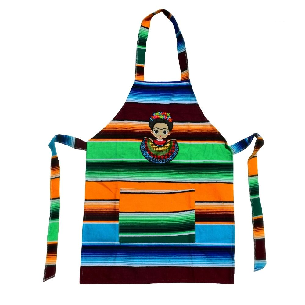 Mexican Apron Mandil Mexicano TM-LM74523 Frida Kahlo