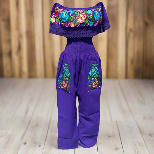 Palazzo Bordado Mexicano TM-JUMPER-1 Mexican Embroidered Jumper