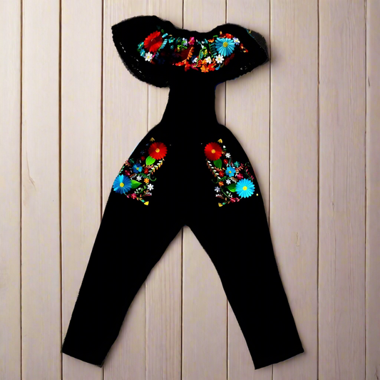 Palazzo Bordado Mexicano TM-JUMPER-2 Mexican Embroidered Jumper