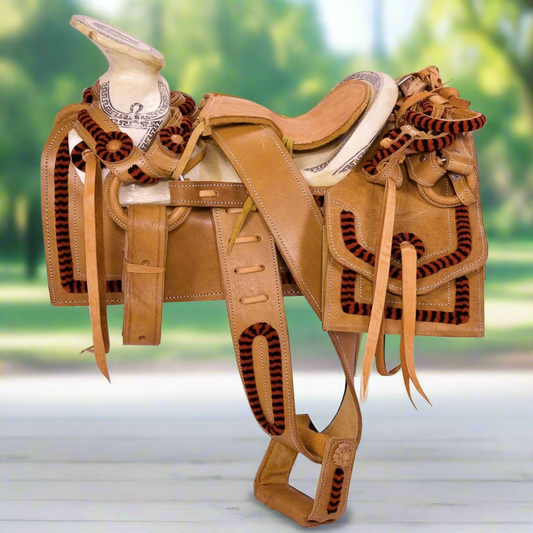 Pony Saddle TM-WD1087 - Silla de Montar para Pony