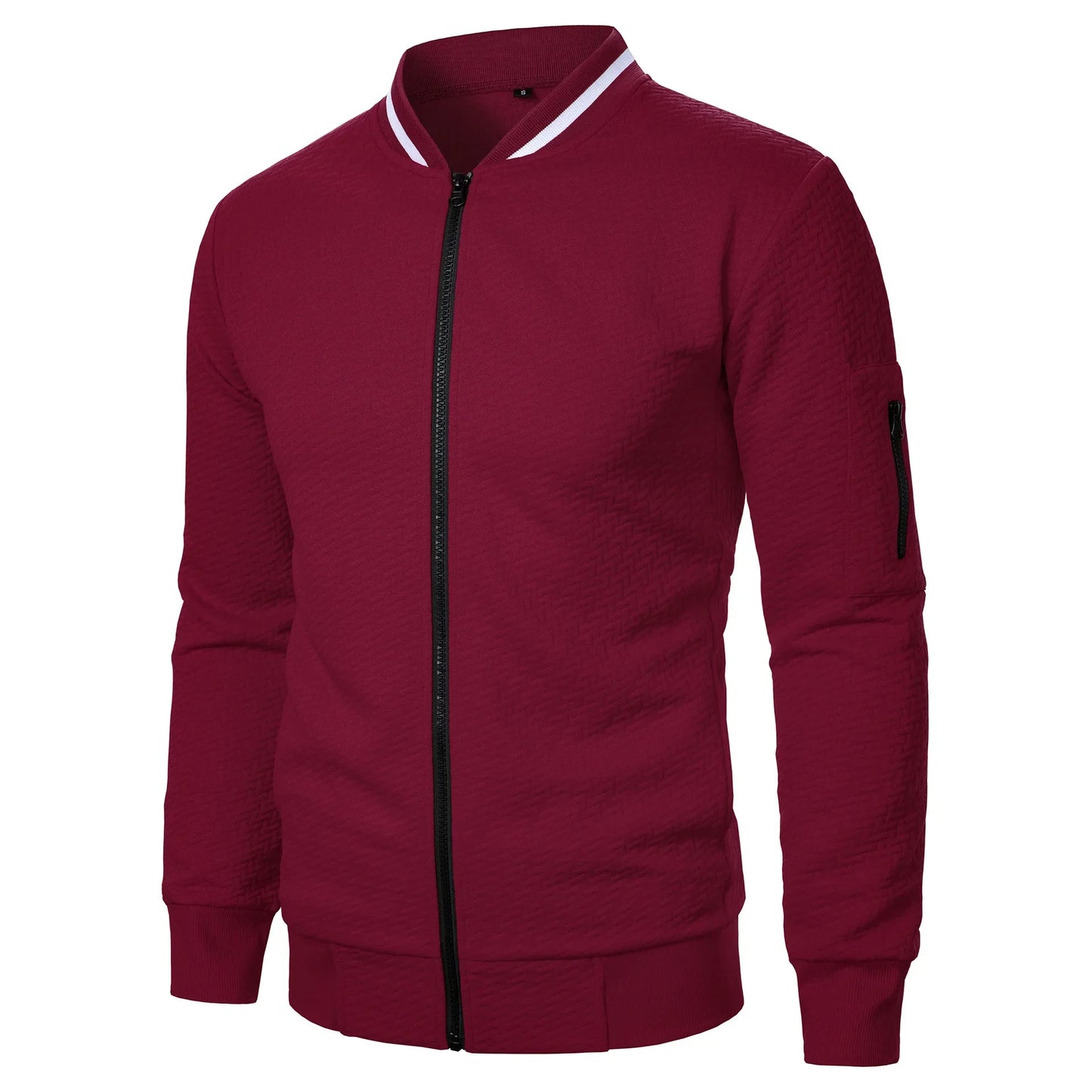 Sueter para Hombres Men's sweater, men's baseball jacket, streetwear, autumn, new fashion, solid color casual men's jackets, men's coat