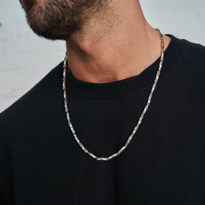 Collar para Hombre o Mujer Mobius Chain Necklaces for Men on neck