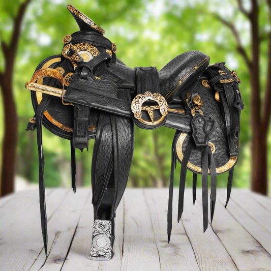 Silla de Montar a caballo para Charros - TM-WD1015-1015 Charro Horse Saddle