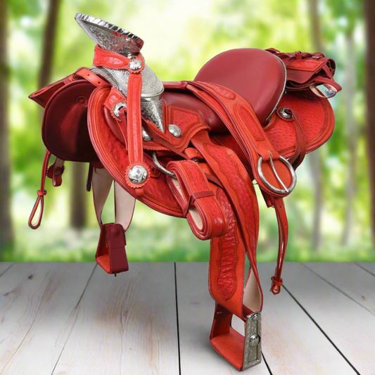 Silla de Montar a caballo para Charros - TM-WD1046-1017 Charro Horse Saddle