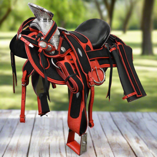 Silla de Montar a caballo para Charros - TM-WD1048-1016 Charro Horse Saddle