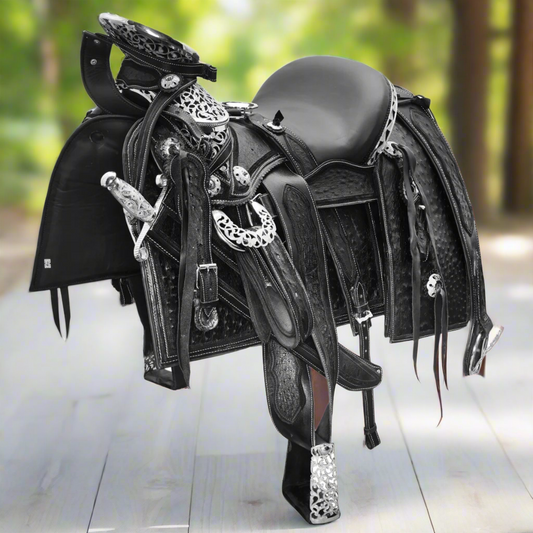 Silla de Montar a caballo para Charros - TM-WD1054-1025 Charro Horse Saddle
