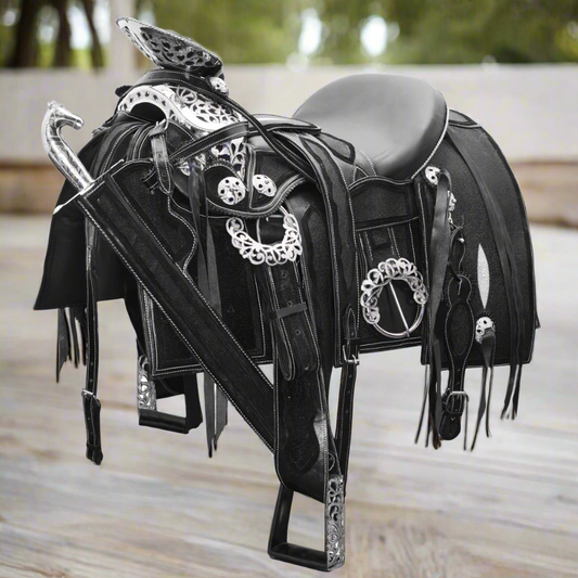 Silla de Montar a caballo para Charros - TM-WD1055-1024 Charro Horse Saddle