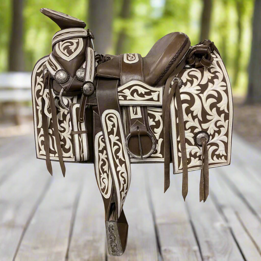 Silla de Montar a caballo para Charros - TM-WD1059-1059B Charro Horse Saddle