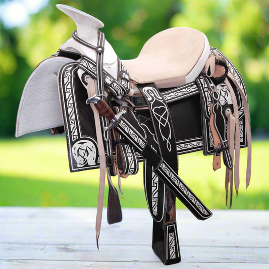 Silla de Montar a caballo para Charros - TM-WD1061-1028 Charro Horse Saddle